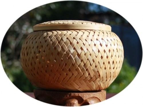tea canister bamboo